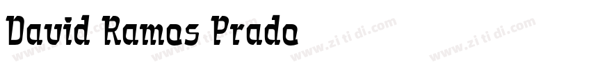 David Ramos Prado字体转换